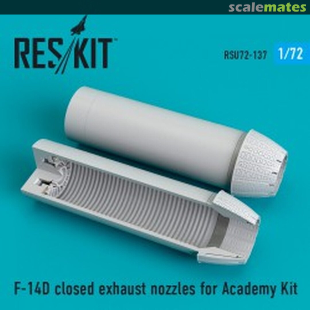 Boxart F-14D - closed exhaust nozzles RSU72-0137 ResKit Boxart F-14D - closed exhaust nozzles RSU72-0137 ResKit