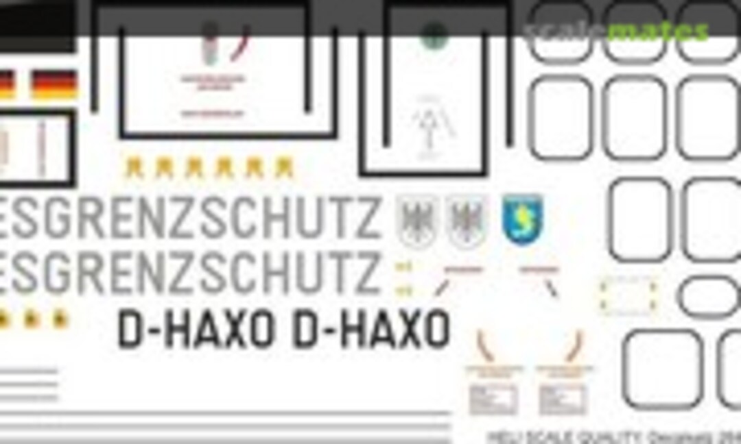 1:32 SA 330 - Bundesgrenzschutz See - D-HAXO (Heli Scale Quality Decal 264) Decal 264