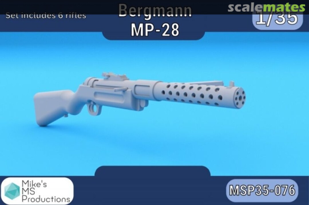 Boxart Bergmann MP-28 MSP35-076 Mike's MS Productions Boxart Bergmann MP-28 MSP35-076 Mike's MS Productions