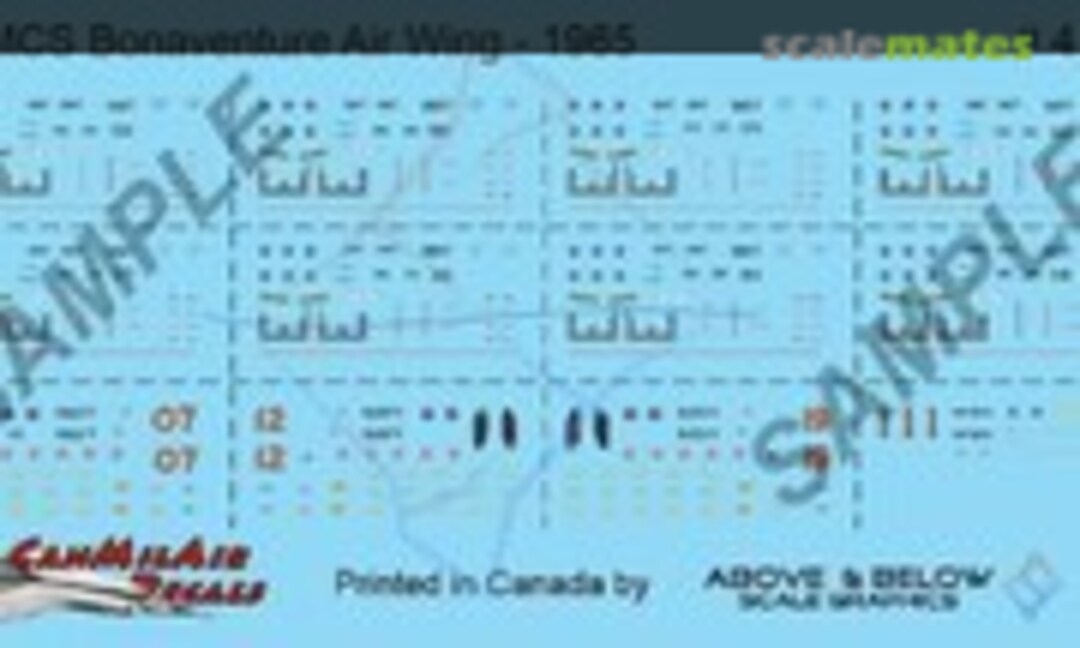 1:400 HMCS Bonaventure Air Wing 1965 (Above & Below Graphics 410) 410