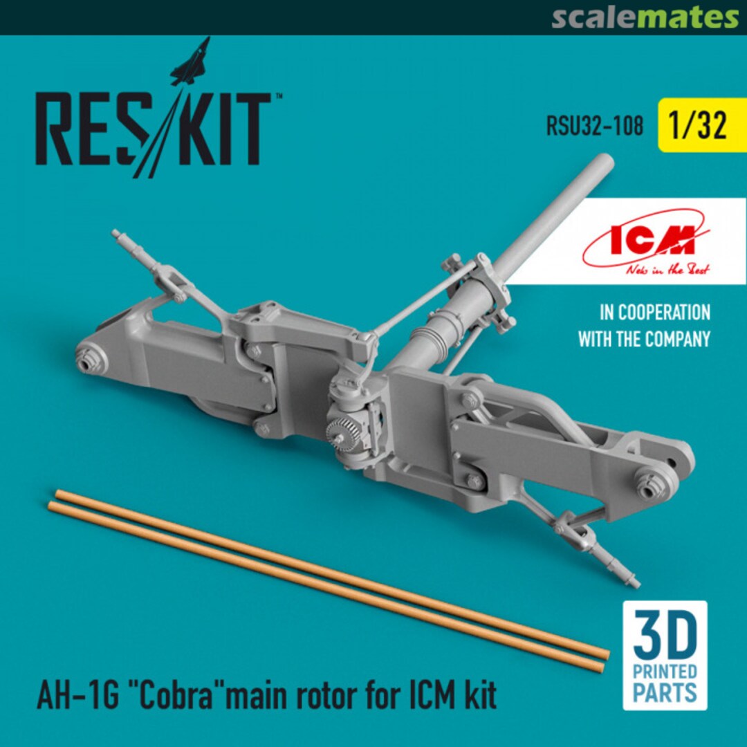 Boxart AH-1G "Cobra" Main rotor RSU32-0108 ResKit
