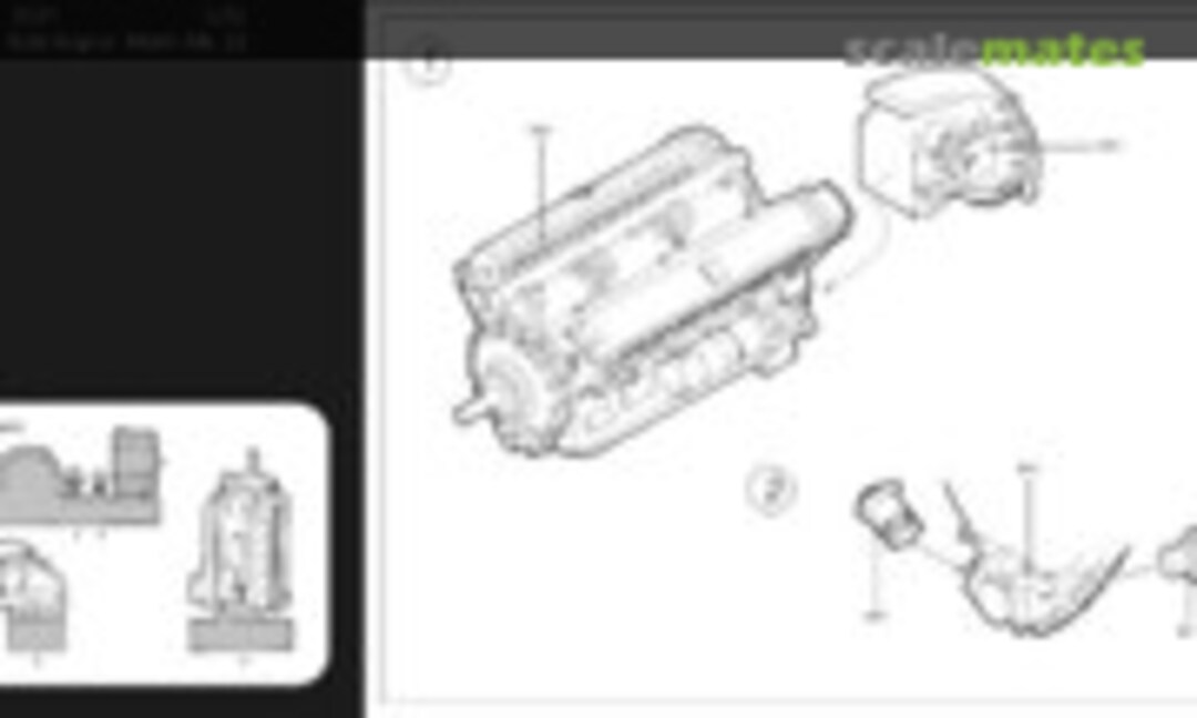 1:72 Rolls-Royce Merlin Mk.22 (Aires 7071) 7071
