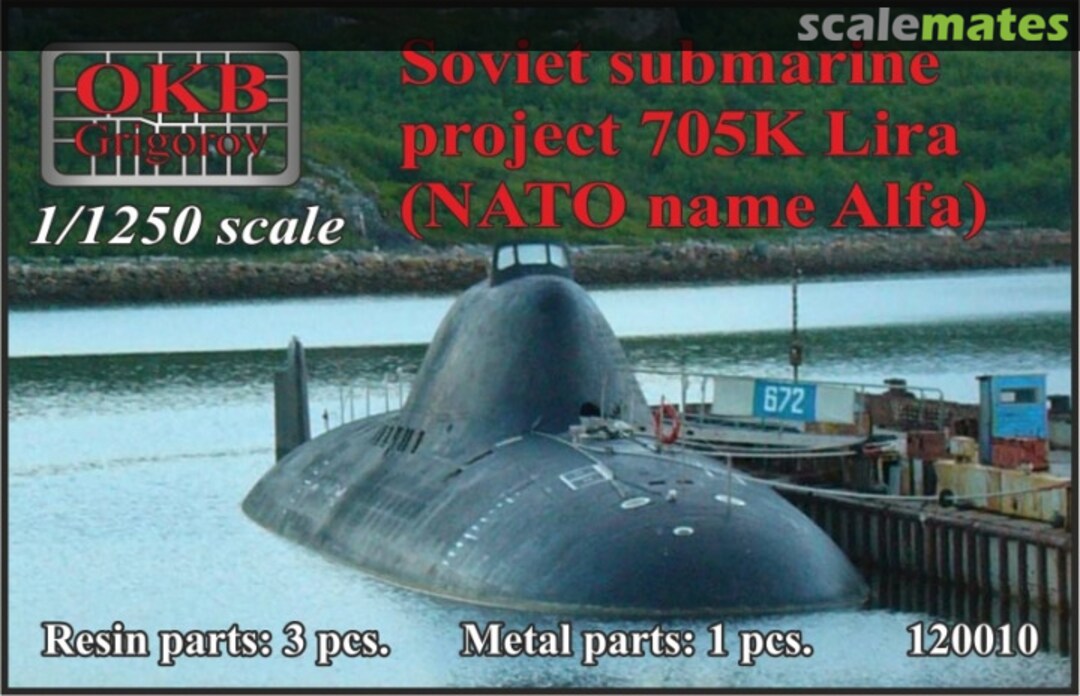 Boxart Project 705K Lira 120010 OKB Grigorov Boxart Project 705K Lira 120010 OKB Grigorov