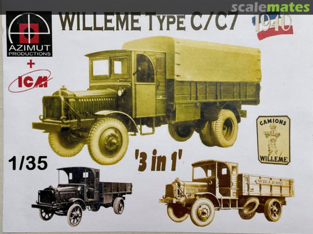 Boxart Willeme Type C/C7 1940 Azimut Boxart Willeme Type C/C7 1940 Azimut