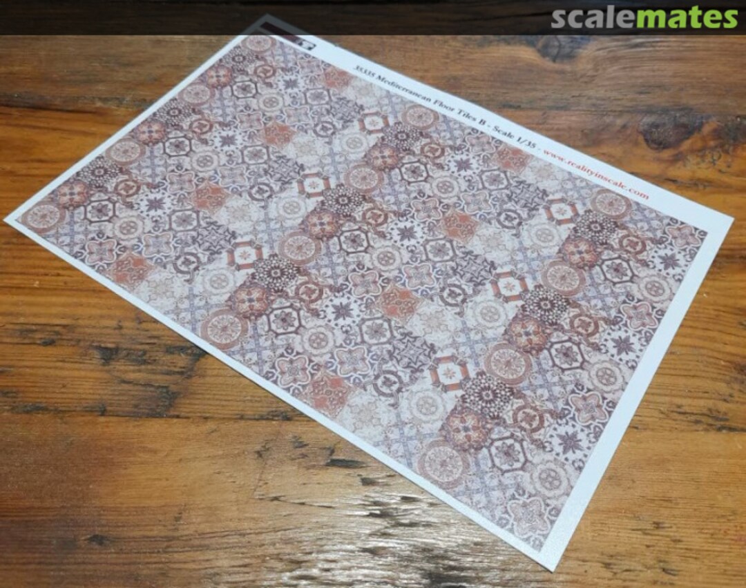 Boxart Mediterranean Floor Tiles B 35335 Reality in Scale Boxart Mediterranean Floor Tiles B 35335 Reality in Scale