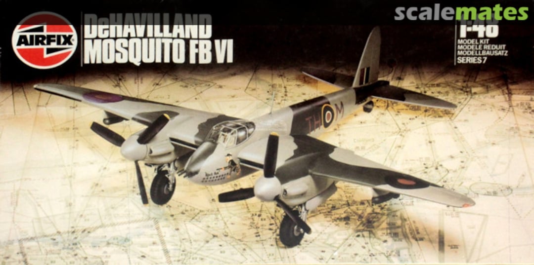 Boxart De Havilland Mosquito FBVI 07100 Airfix Boxart De Havilland Mosquito FBVI 07100 Airfix