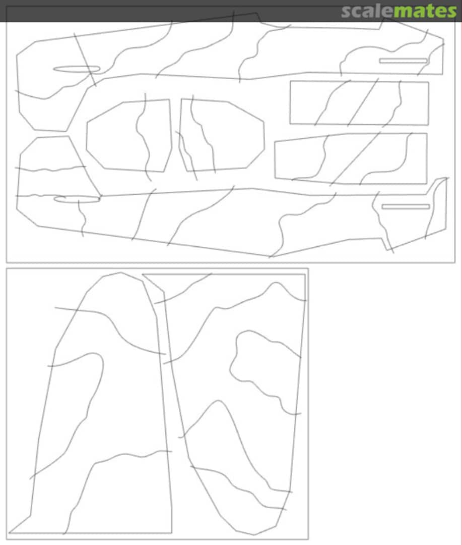 Boxart Spitfire Mk.I Camouflage Surfaces Mask (Camo F Eduard 11143) 47004 Omask Boxart Spitfire Mk.I Camouflage Surfaces Mask (Camo F Eduard 11143) 47004 Omask