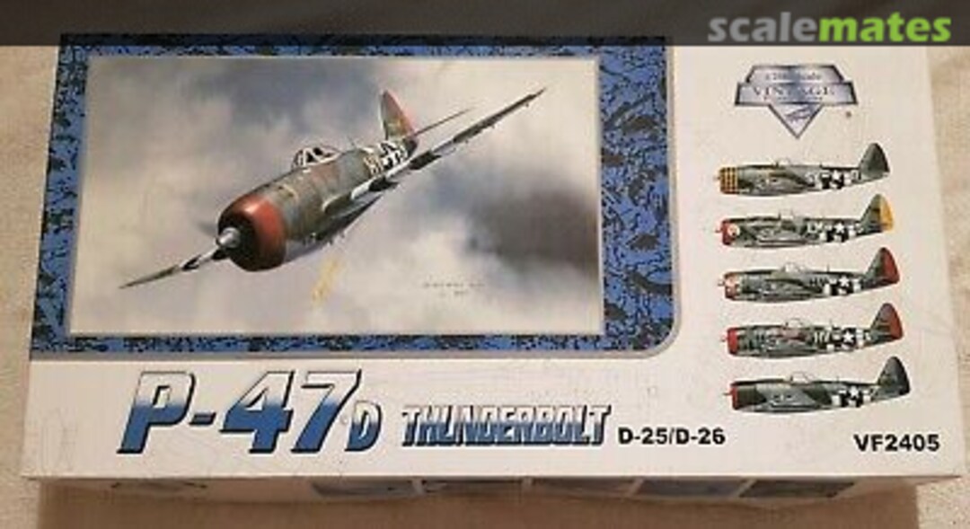 Boxart P-47D Thunderbolt D-25/D-26 VF2405 Vintage Fighter Series
