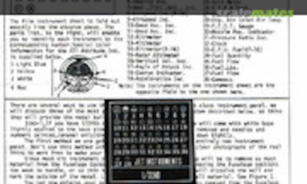 1:32 Jet Aircraft Instruments (Waldron Model Products 3205) 3205