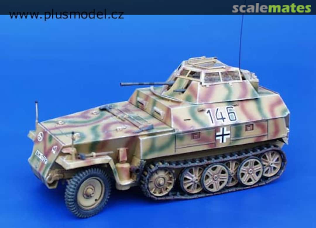 Boxart Sd. Kfz 250/9 NEU Conversion Set ~Tamiya~ 051 PlusModel Boxart Sd. Kfz 250/9 NEU Conversion Set ~Tamiya~ 051 PlusModel