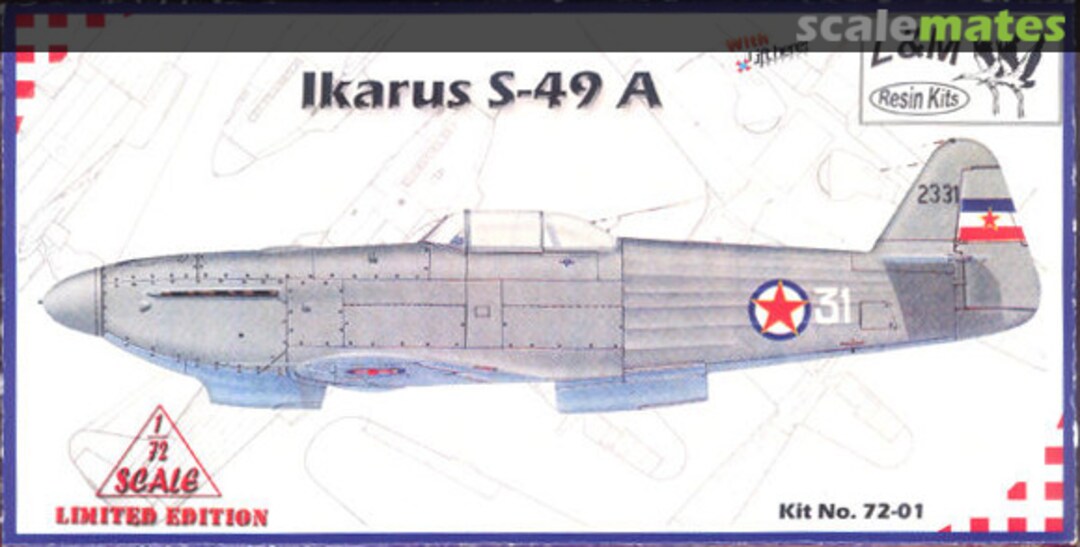 Boxart Ikarus S-49 A 72-01 L&M Resin Kits Boxart Ikarus S-49 A 72-01 L&M Resin Kits