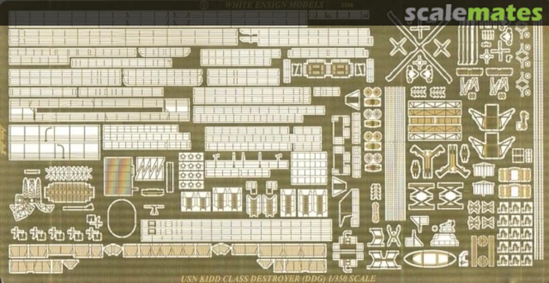 Boxart Kidd-class Destroyers (DDG) PE 3595 White Ensign Models Boxart Kidd-class Destroyers (DDG) PE 3595 White Ensign Models