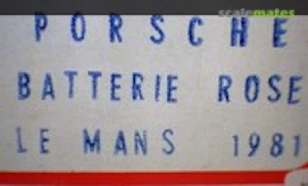 Porsche 935 &quot;Batterie Rose&quot; (Record )