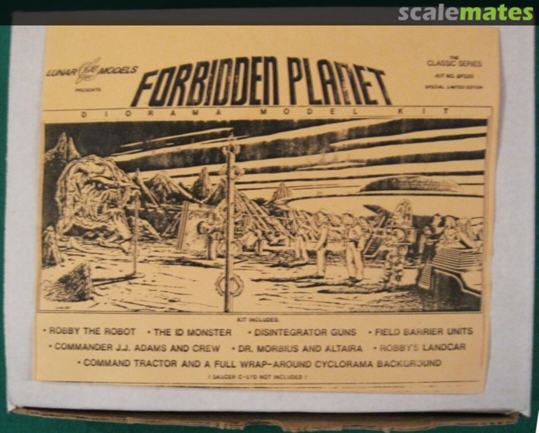 Boxart Forbidden Planet Set SF020 Lunar Models Boxart Forbidden Planet Set SF020 Lunar Models