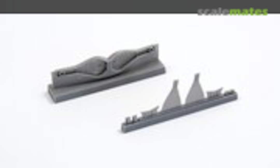 1:72 J2M3 Raiden Wheel Wells and Covers (CMK 7396) 7396