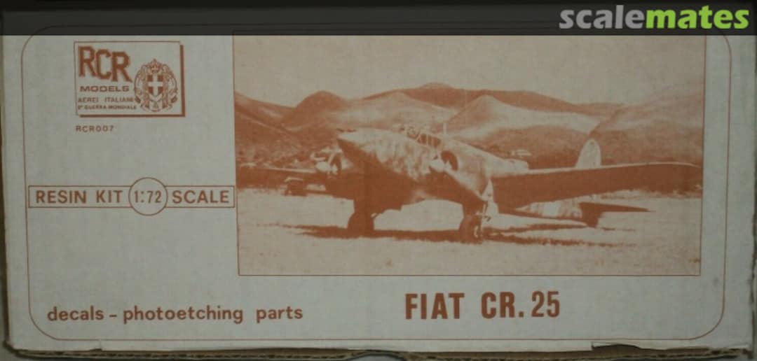 Boxart Fiat CR.25 RCR 007 RCR Models