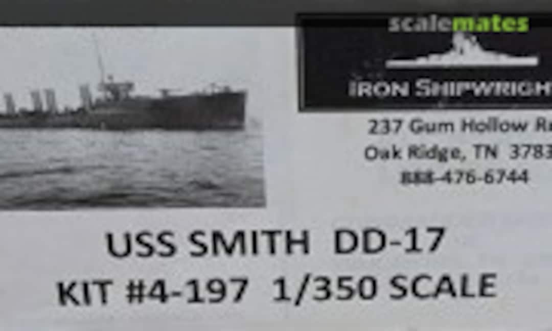 1:350 USS Smith DD-17 (Iron Shipwrights 4-197) 4-197
