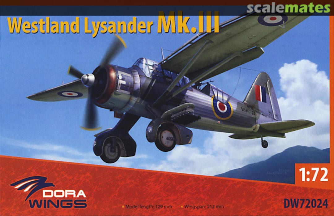 Boxart Westland Lysander Mk.III DW72024 Dora Wings Boxart Westland Lysander Mk.III DW72024 Dora Wings