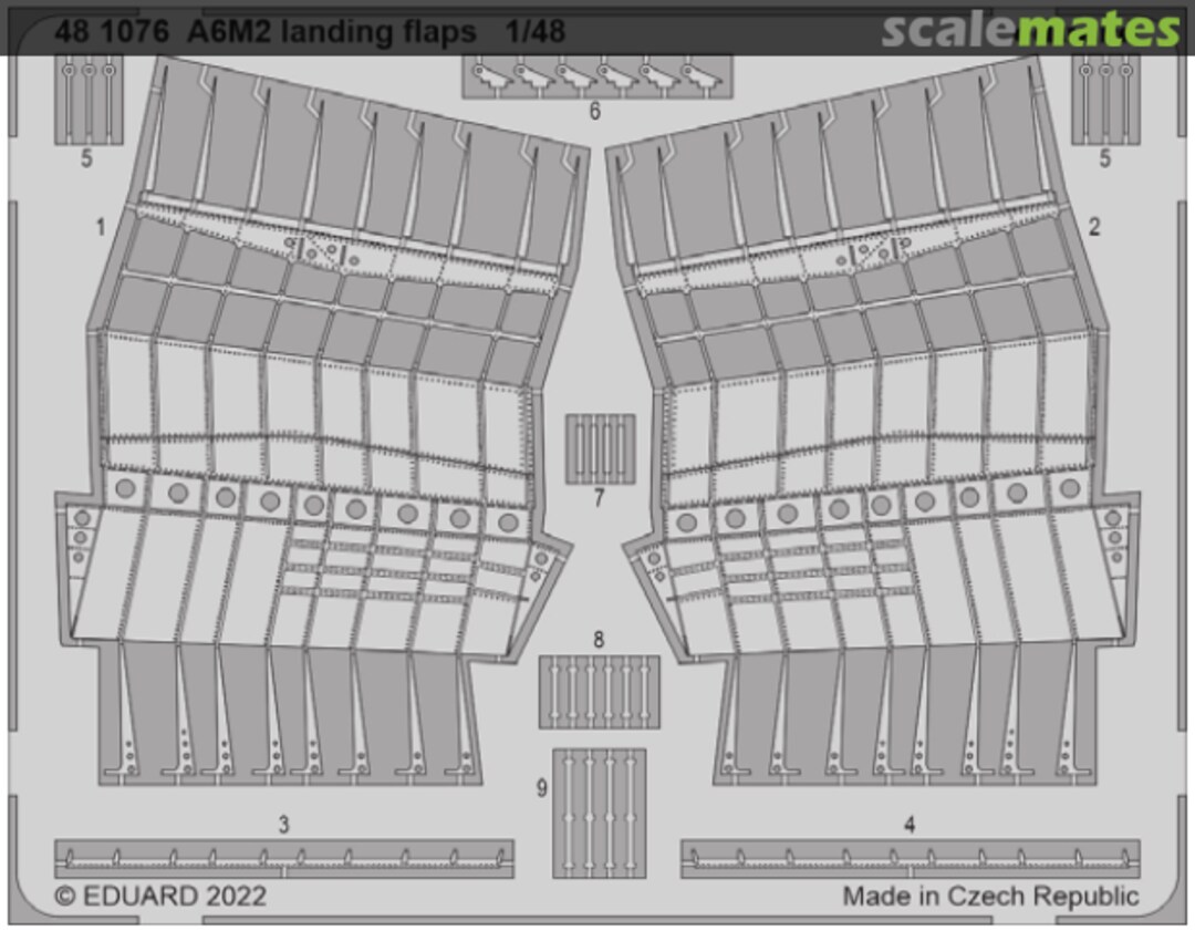 Boxart A6M2 landing flaps 481076 Eduard Boxart A6M2 landing flaps 481076 Eduard