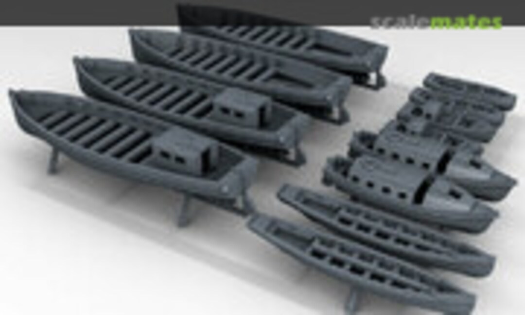 1:350 WW2 RN Boat Set 2 (Micro Master )