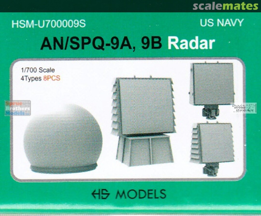 Boxart AN/SPQ-9A, 9B Radar HSM-U700009S HS Models