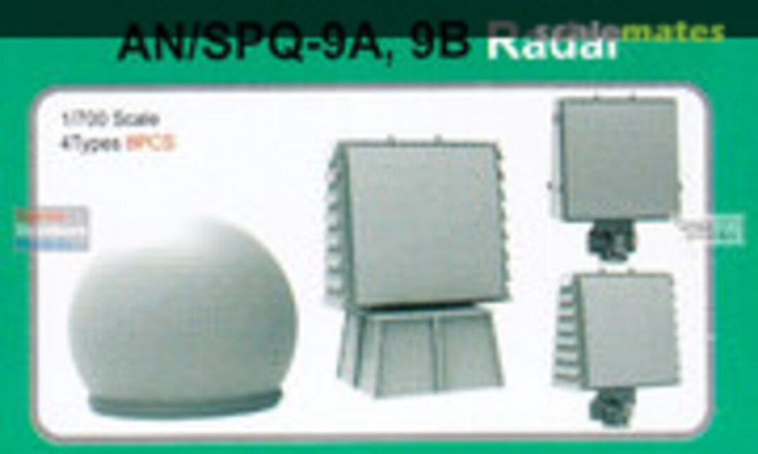 1:700 AN/SPQ-9A, 9B Radar (HS Models HSM-U700009S) HSM-U700009S