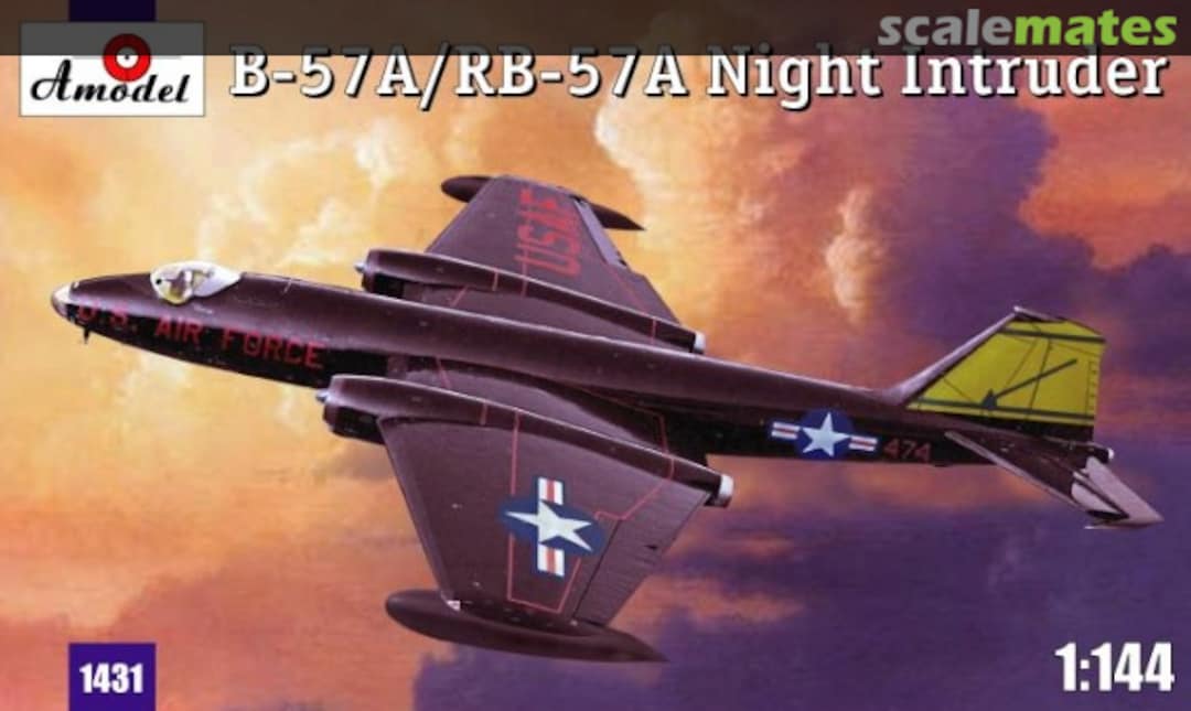 Boxart B-57A/RB-57A Night Intruder 1431 Amodel Boxart B-57A/RB-57A Night Intruder 1431 Amodel
