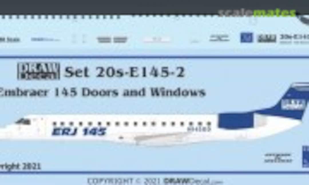 1:200 Embraer 145 Doors and Windows (Draw Decal 20-E145-2) 20-E145-2
