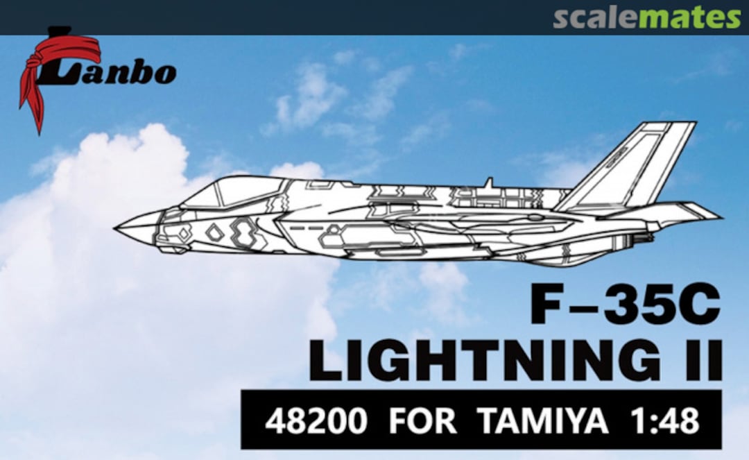Boxart F-35C Lightning II interior 3D decals 48200 Lanbo Models Boxart F-35C Lightning II interior 3D decals 48200 Lanbo Models
