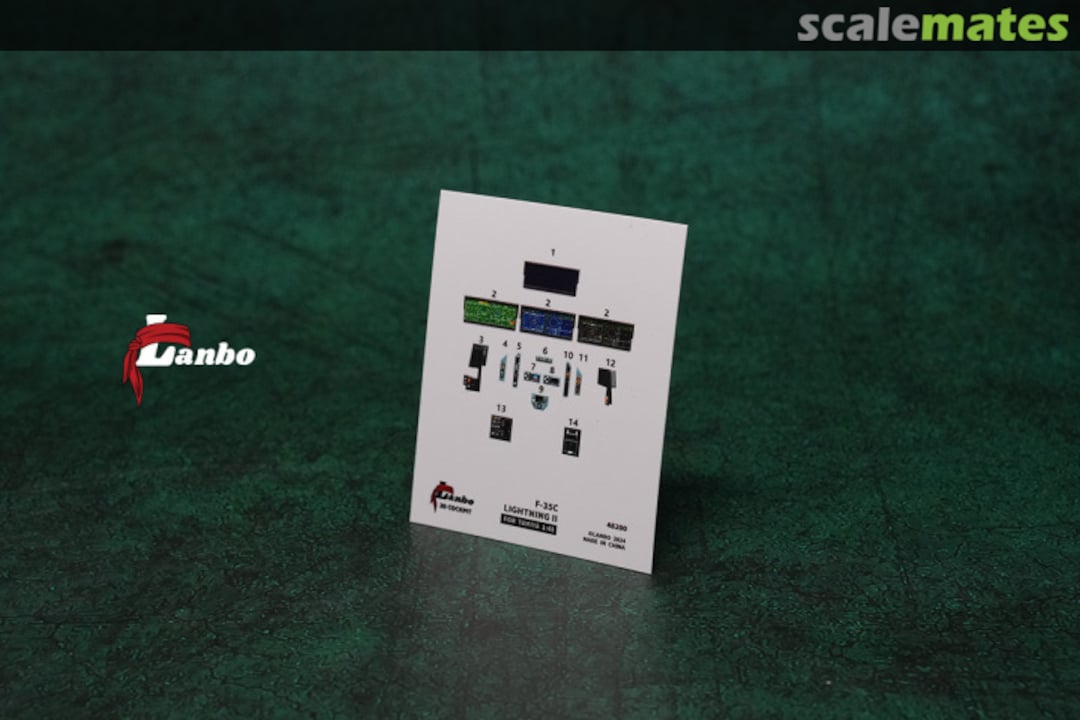 Contents F-35C Lightning II interior 3D decals 48200 Lanbo Models Contents F-35C Lightning II interior 3D decals 48200 Lanbo Models