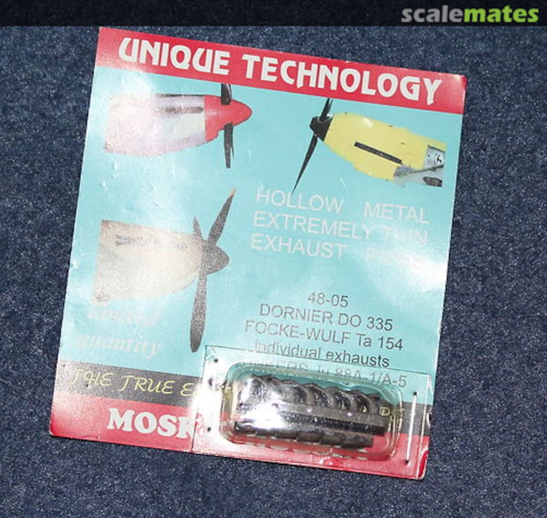 Boxart Do 335/FW Ta154/Junkers Ju 88 Exhausts 48-05 Moskit Boxart Do 335/FW Ta154/Junkers Ju 88 Exhausts 48-05 Moskit