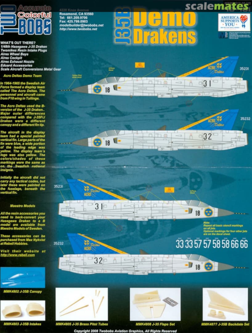 Boxart J-35B Draken 48-181 TwoBobs Aviation Graphics Boxart J-35B Draken 48-181 TwoBobs Aviation Graphics