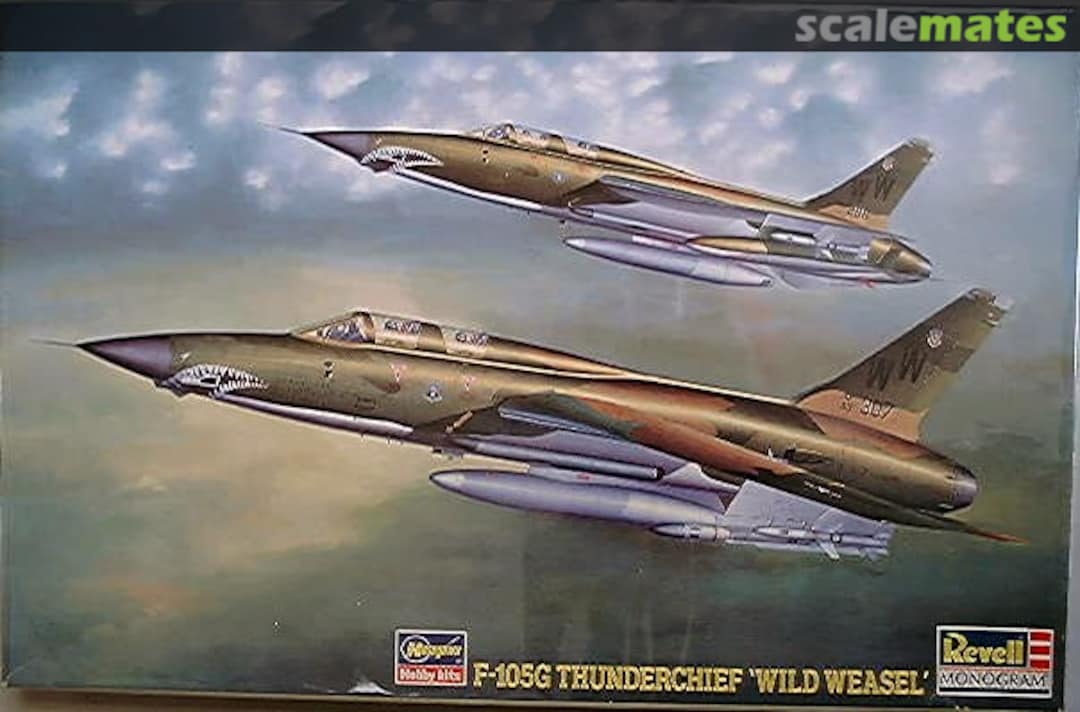 Boxart F-105G Thunderchief 'Wild Weasel' 86159 Hasegawa/Revell Monogram Boxart F-105G Thunderchief 'Wild Weasel' 86159 Hasegawa/Revell Monogram