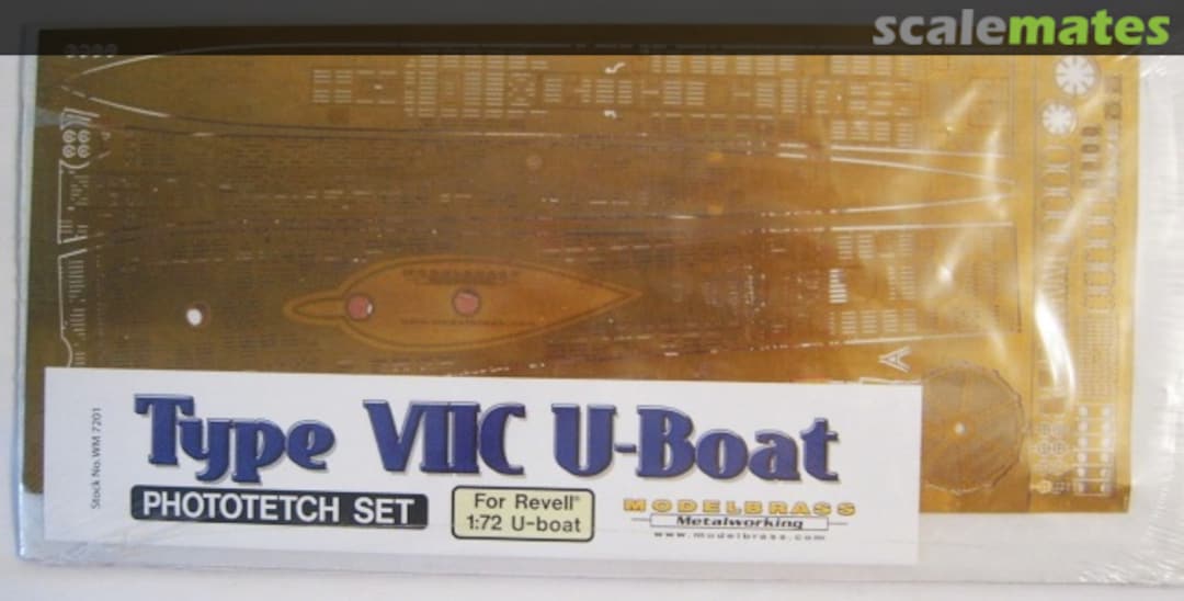 Boxart Revell Type VII 1:72 PE Brass Upgrade Kit 7201 Modelbrass Metalworking Boxart Revell Type VII 1:72 PE Brass Upgrade Kit 7201 Modelbrass Metalworking