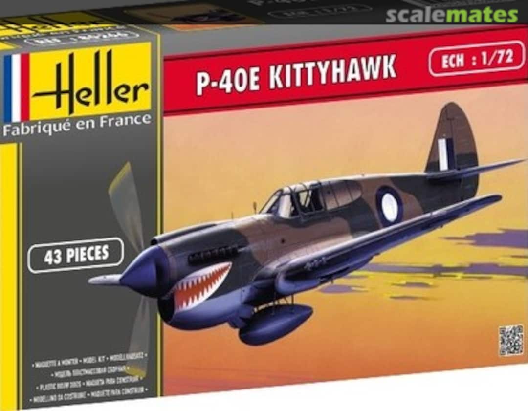 Boxart P-40E Kittyhawk 80266 Heller Boxart P-40E Kittyhawk 80266 Heller