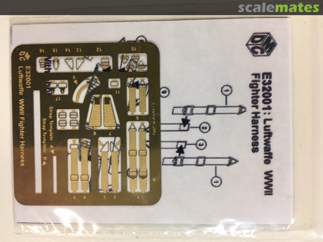 Boxart Luftwaffe WWII Fighter Harness E32001 Model Design Construction Boxart Luftwaffe WWII Fighter Harness E32001 Model Design Construction
