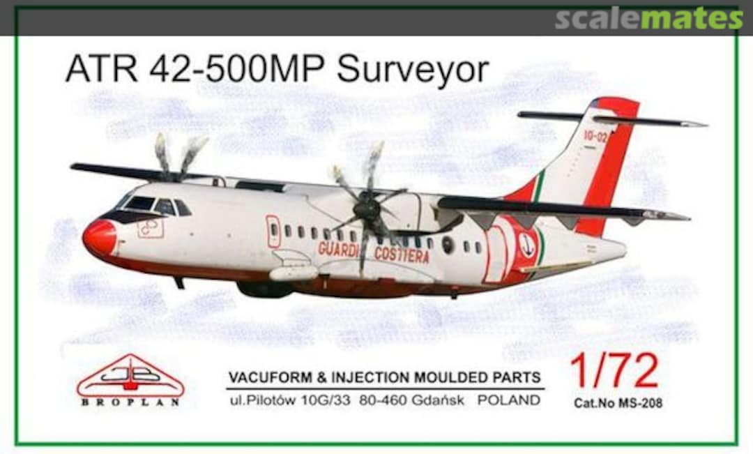 Boxart ATR 42-500MP Surveyor MS-208 Broplan Boxart ATR 42-500MP Surveyor MS-208 Broplan