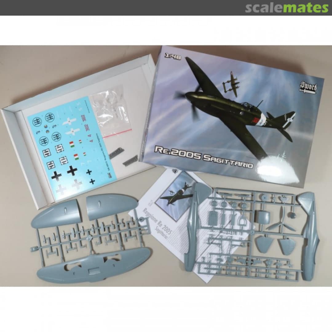 Contents Reggiane Re. 2005 Sagittario SW48010 Sword Contents Reggiane Re. 2005 Sagittario SW48010 Sword
