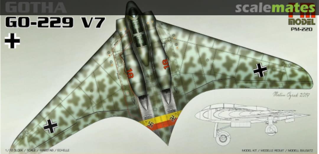Boxart Gotha GO-229 V7 PM-220 PM Model Boxart Gotha GO-229 V7 PM-220 PM Model