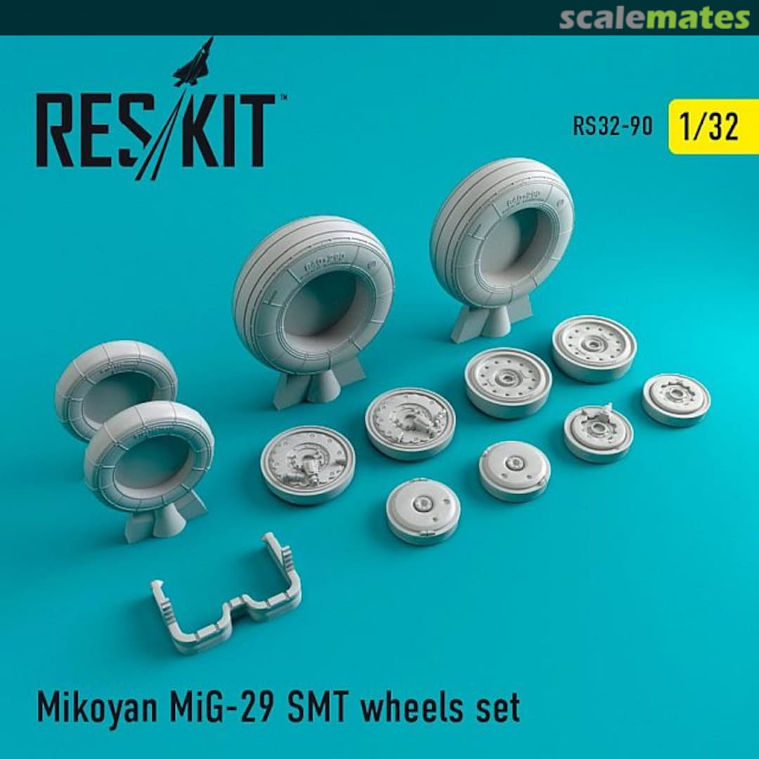 Boxart MiG-29SMT wheels set RS32-0090 ResKit Boxart MiG-29SMT wheels set RS32-0090 ResKit