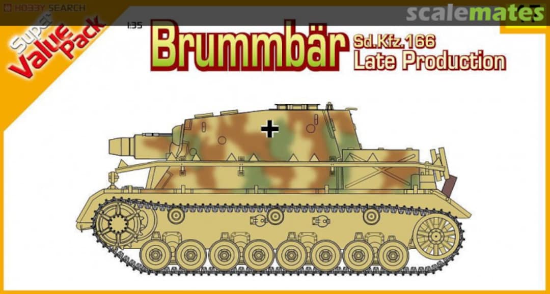 Boxart Sturmpanzer IV "Brummbär" Sd.Kfz 166 IV. Serie 9117 Cyber Hobby Boxart Sturmpanzer IV "Brummbär" Sd.Kfz 166 IV. Serie 9117 Cyber Hobby