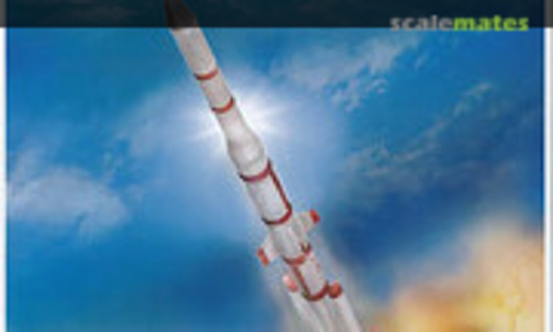 1:150 Satellite Ohsumi & Lambda Launch Vehicle (Aoshima 002001) 002001