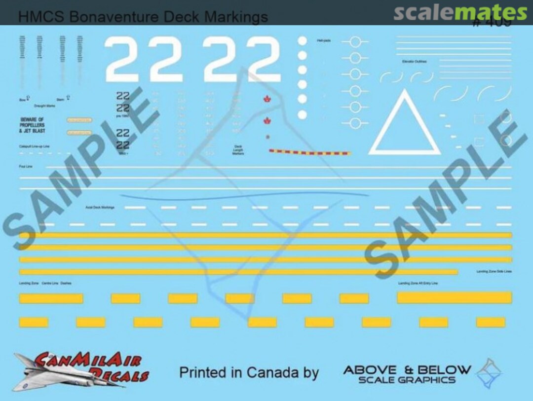 Boxart HMCS Bonaventure Deck Markings 409 Above & Below Graphics Boxart HMCS Bonaventure Deck Markings 409 Above & Below Graphics