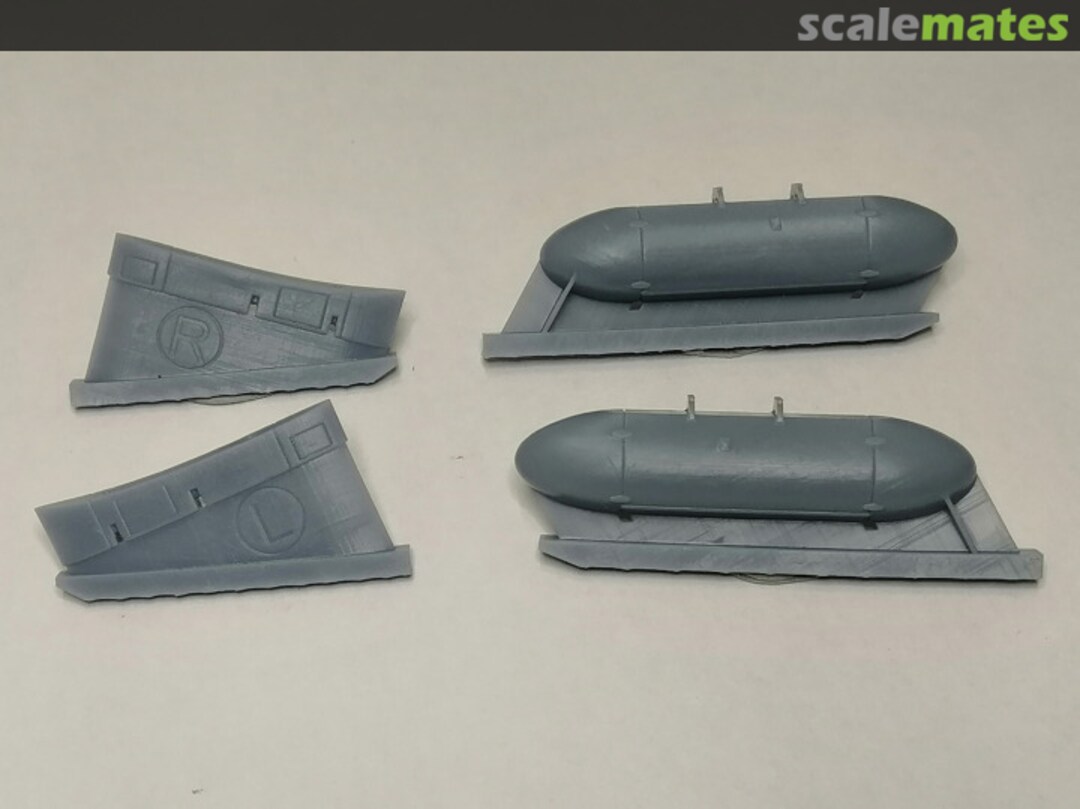 Boxart Fairey Gannet COD.4 Mail/Baggage Pods WP48010 Wells Props Models Boxart Fairey Gannet COD.4 Mail/Baggage Pods WP48010 Wells Props Models