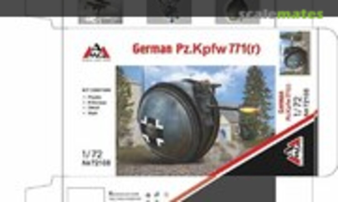 1:72 Pz.Kpfw.771 (r) German armored vehicle (AMG 72108) 72108