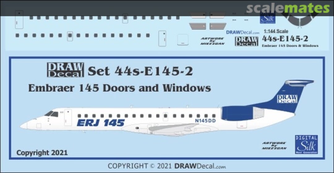 Boxart Embraer 145 Doors and Windows 44-E145-2 Draw Decal Boxart Embraer 145 Doors and Windows 44-E145-2 Draw Decal