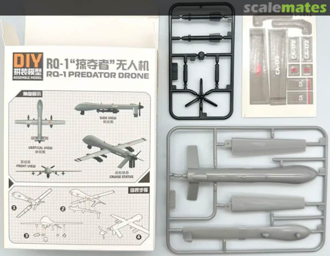 Contents RQ-1 Predator Drone 7181-1 DIY Contents RQ-1 Predator Drone 7181-1 DIY
