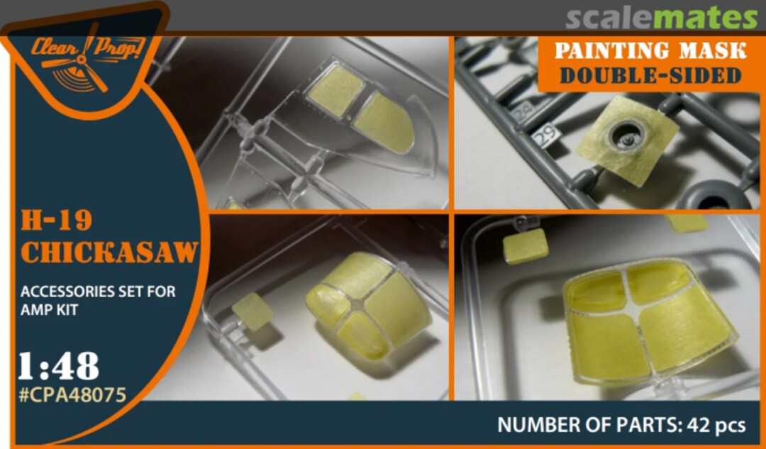 Boxart H-19 Chickasaw masks (double sided) CPA48075 Clear Prop! Boxart H-19 Chickasaw masks (double sided) CPA48075 Clear Prop!