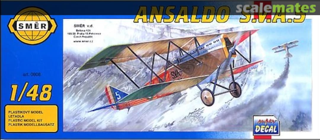 Boxart ANSALDO S.V.A.5 0808 Směr Boxart ANSALDO S.V.A.5 0808 Směr