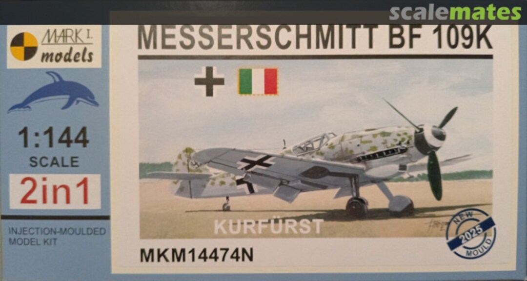 Boxart Messerschmitt BF 109K MKM14474N Mark I Models Boxart Messerschmitt BF 109K MKM14474N Mark I Models
